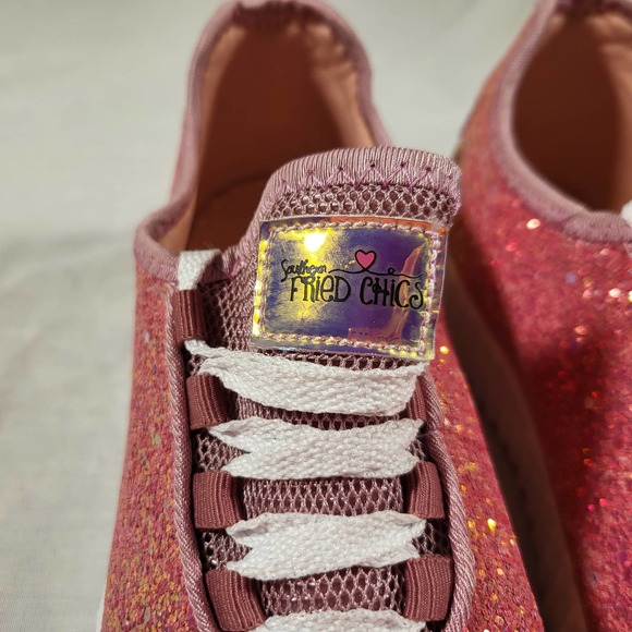 Sparkling Pink Sneakers - Picture 7 of 7